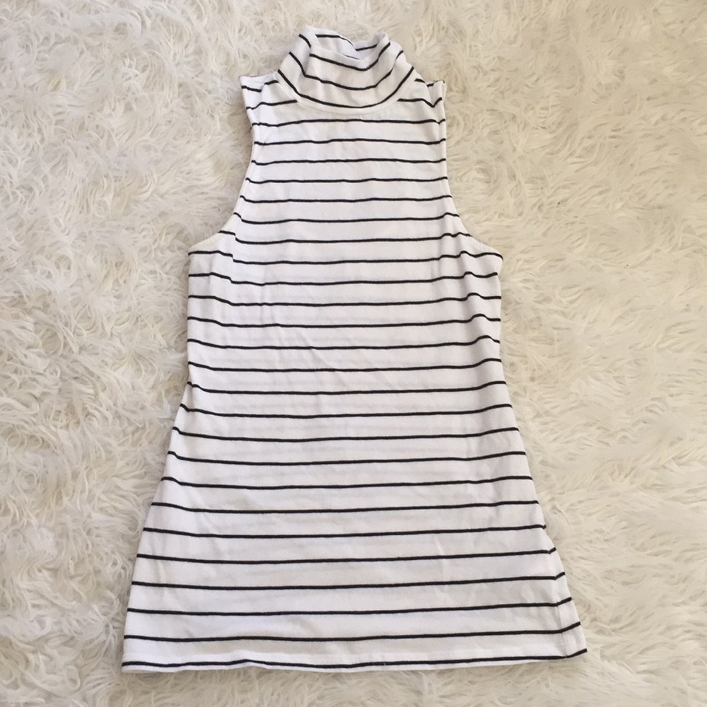 Express Sleeveless Turtleneck